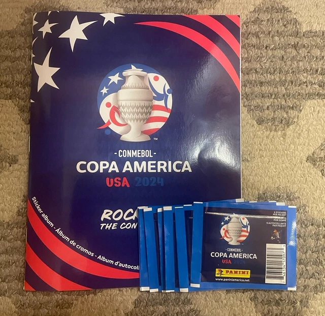 ALBUM SOFT COVER Copa America 2024 USA VERSION PANINI W/10 Packs (50