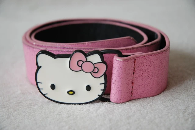 Cintura per ragazze rosa metallizzato Hello Kitty con licenza Sanrio
