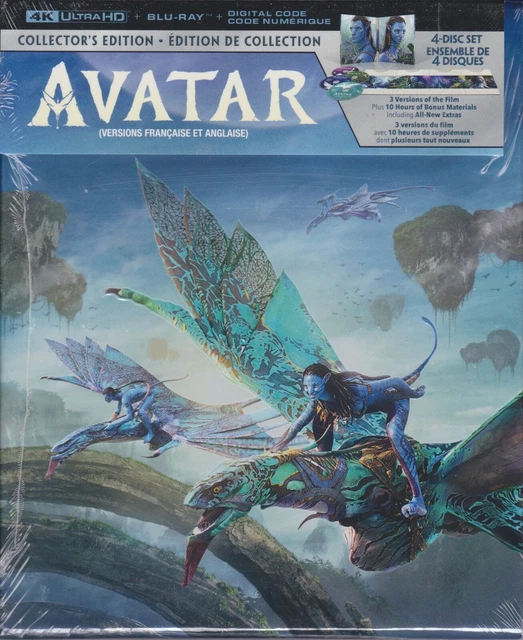 AVATAR COLLECTOR'S EDITION 4K ULTRA HD & BLURAY & DIGITAL SET with Zoe ...