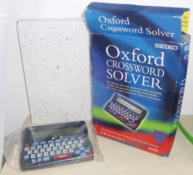 👌 Seiko ER3700 Oxford Crossword Solver Thesaurus Spellchecker Calculator