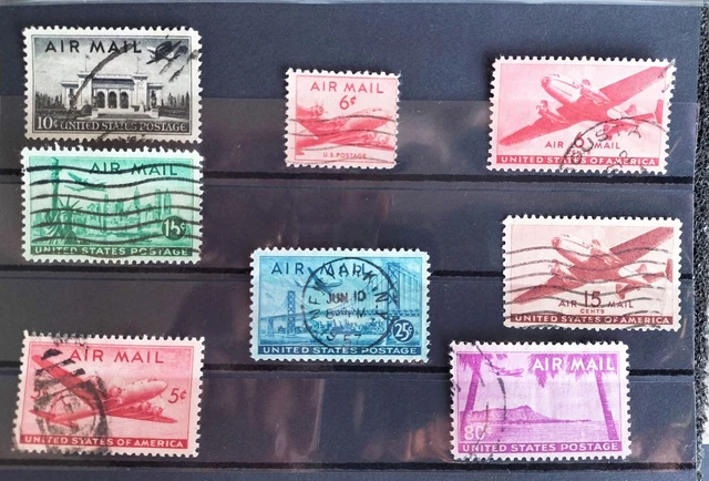 USA Air Mail, kleines Lot