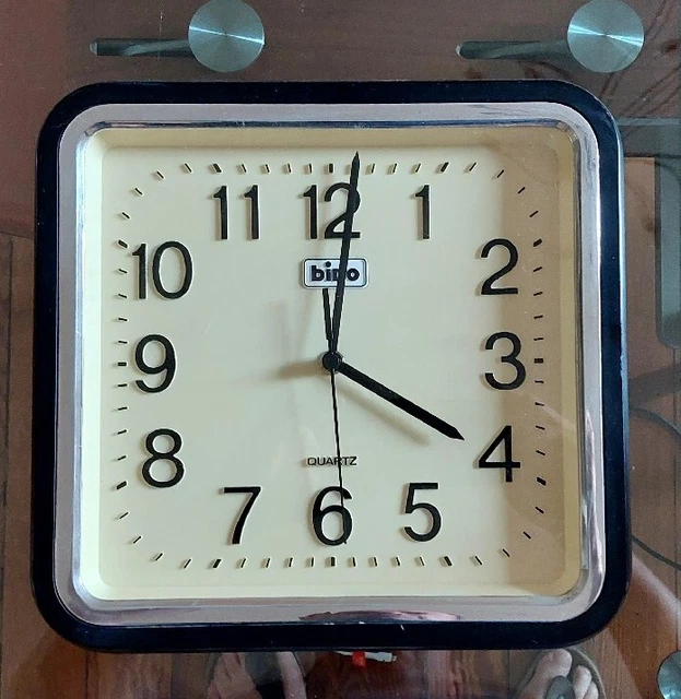 Orologio da parete design BINO quartz  Japan anni '80