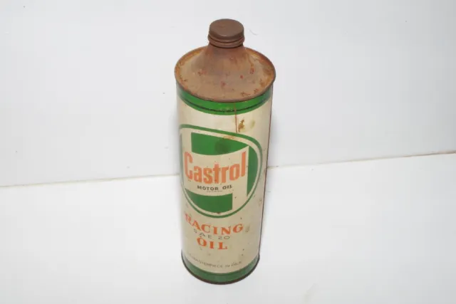 Vintage Retro Öldose ÖL Dose Oil Castrol für Deko - RACING OIL - selten!