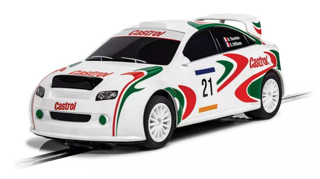 Scalextric Castrol Rally Car 1/32 Scale Slot Car C4302