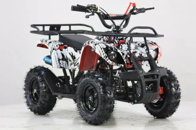 KXD M7A 6" 49ccm 2T Kinderquad Quad ATV Miniquad Kinder pocketquad dirt bike