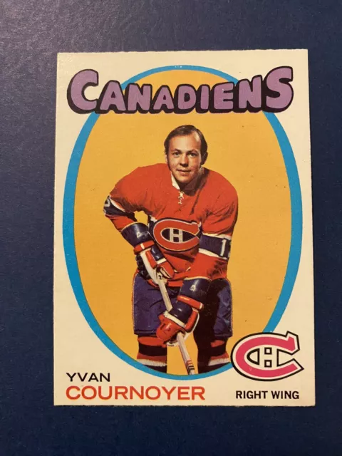 1971-72 O-PEE-CHEE HOCKEY SET BREAK  #15 Yvan Cournoyer NRMT!🔥