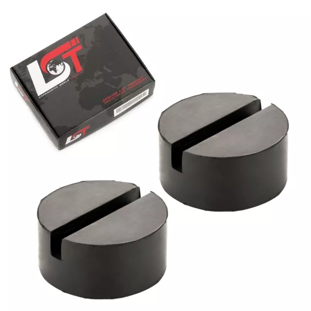 2x Jack Admission Bloc en Caoutchouc 75x35 MM Rond Caoutchouc Edition pour Lexus