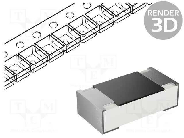 Résistance : Mince Film 0,1W 20kΩ SMD 0603 0,1 % AR03BTCX2002