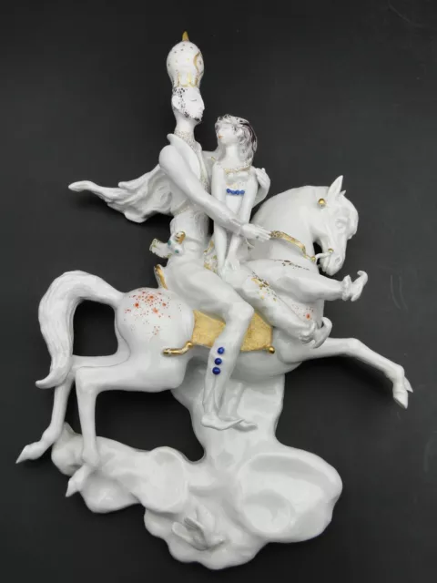 Meissen Figur Porzellan Peter Strang Zauberpferdchen 1001 Nacht Heinz Werner