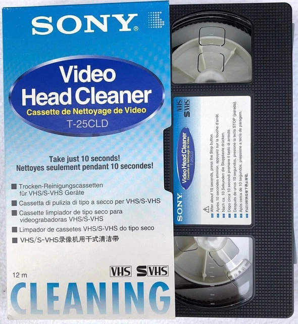 SONY VHS VIDEO Head Cleaner T25CLD 11.00 PicClick