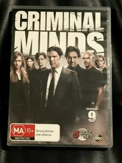 Criminal Minds : Season 9 (DVD, 2014, 5-Disc Set) Very Good Condition Region 4