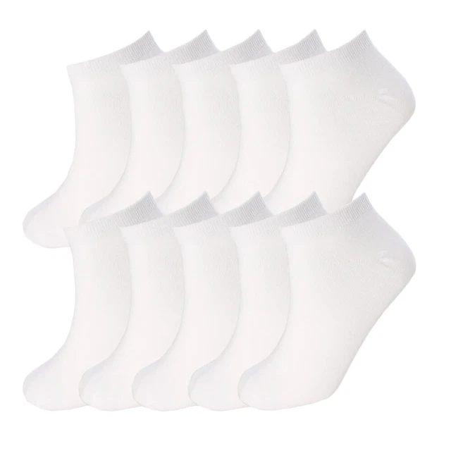 x10 paires de chaussettes blanches homme Twinday