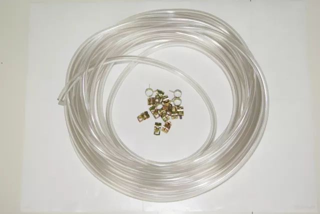 10' x 1/4" ID x 3/8" CLEAR Flexible Soft Fuel Line Kawasaki SX650 Jet Ski
