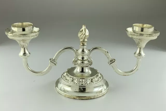 Vintage Silver Plated lanthe Candle Holder Made in England W601