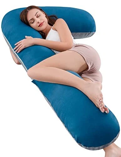 AngQi Body Pregnancy PillowL-Shaped Pregnancy Pillow for Side SleepersMaterni...