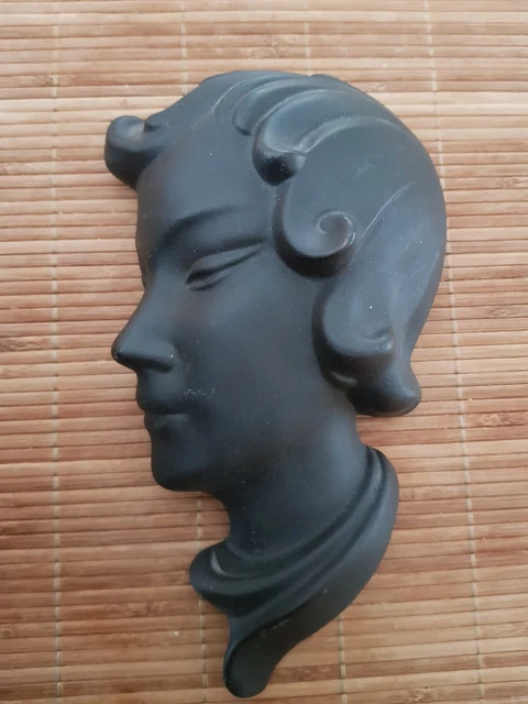 1950er Keramik Wandmaske Guido Riffarth Frankfurt 531