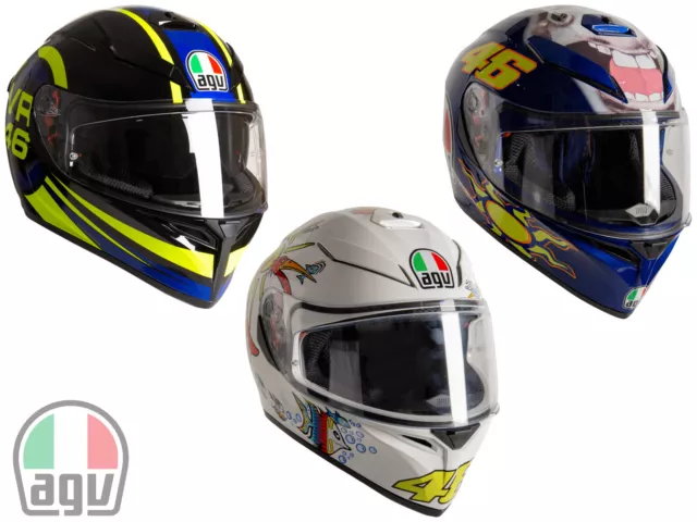AGV K3 SV-S Caschi Incidente Moto Faccia Intera Replica Valentino Rossi