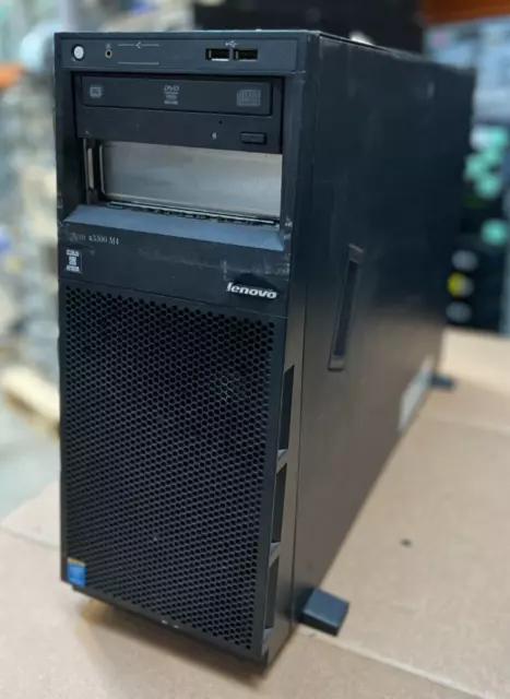 Lenovo System x3300 M4 | Xeon E5-2407 @2.20GHz 40GB NoHDD 2xPSU | Cover Damage