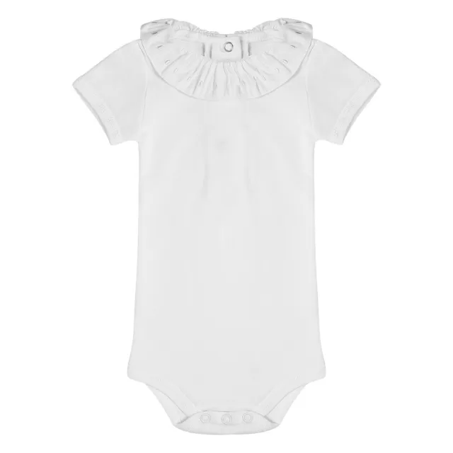 Buyless Fashion Baby Girls Bodysuit With Short Or Long Sleeves Cotton