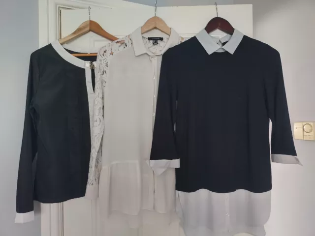 Ladies Atmosphere & Unbranded Shirts Blouses & Top Bundle Size 10