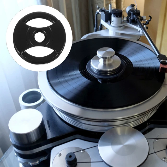 Adaptateur Platine Vinyle 45 Tours - Aluminium, Diamètre 38 Mm, Pour Disques à Grand Trou, Améliore Stabilité Et Son