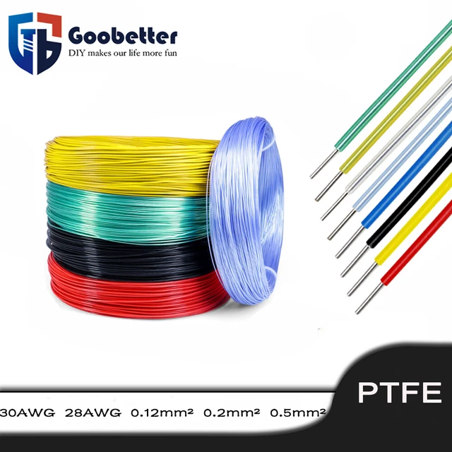Cavo In Rame Argentato 16AWG (1.5mm²) PTFE - Flessibile - Venduto Al Metro