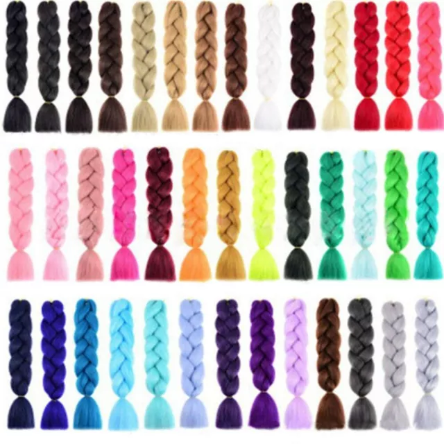 Kanekalon Jumbo Braid Hair Extensions-Different Colours
