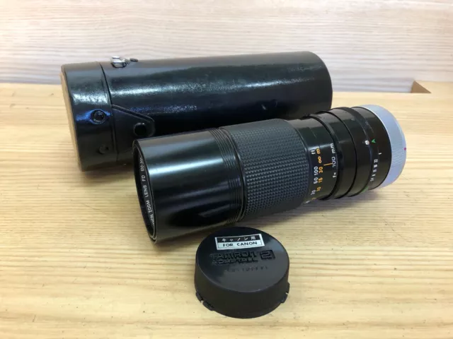 EXC+ 5 Canon Fd 100-200mm F/5.6 Sc S.C Mf Zoom Lentille De Japon #N11-Q17