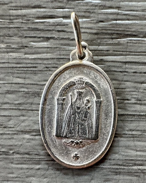 Médaille Religieuse Ancienne Notre Dame De Verdelais - Gironde - Argent - Pièce Unique
