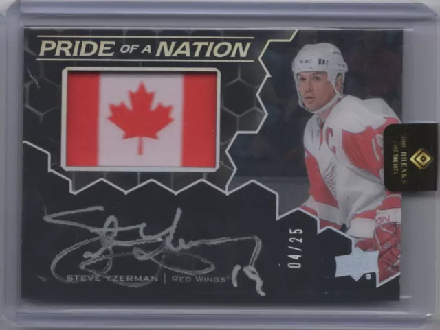 Steve Yzerman 1998-99 SP Authentic Sign of the Times #SY (SGC 9