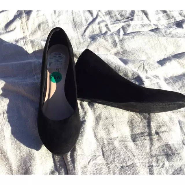 Seychelles womens wedge heel shoes 7.5 Gertrude black velvet formal comfort