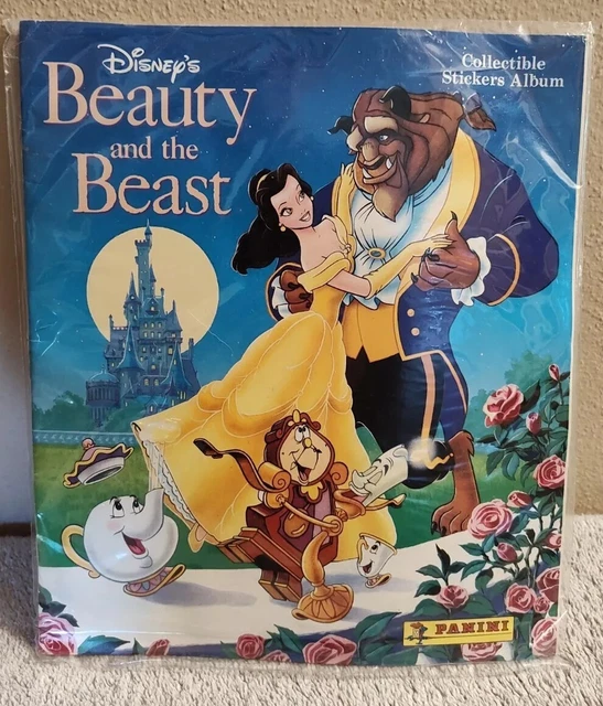 VINTAGE PANINI BEAUTY and the Beast Complete Sticker Album & Stickers ...