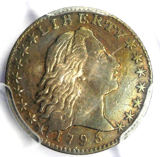 1795 Flowing Hair Half Dime H10C - Certified PCGS XF Details (EF) - Rare Coin! 1795 Flowing Hair Half Dime H10C - Certified PCGS XF Details (EF) - Rare Coin!