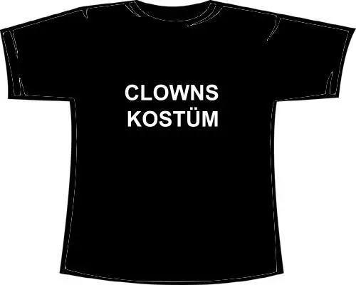 Clownskostüm Clown T-Shirt Kostüm Fastnacht Fasching Karneval Verkleidet u. a.