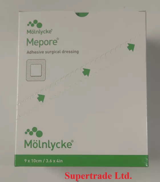 Mepore Dressings Self Adhesive Sterile Cuts Wounds First Aid Plasters 9 X 10 Cm