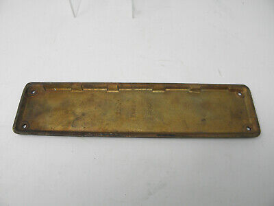 Antique BRASS NAME PLATE ( BLANK )  unused 3