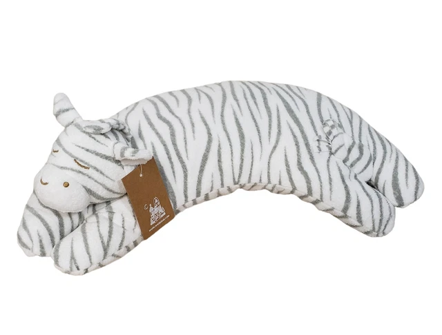 Angel Dear Baby Curved Pillow Zebra White Grey Lovey Duck Duck Goose New 20"