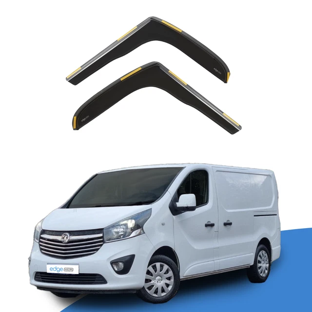 Deflettori Finestrini HEKO Per Opel Vivaro II 2014-2019, 2 Pezzi, Grigio Fumé