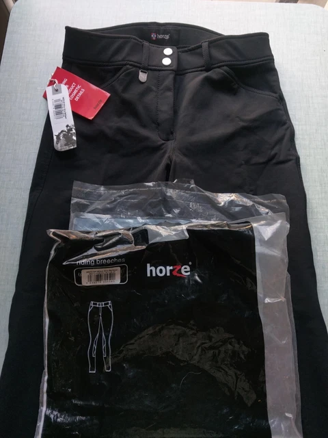 pantalon de sport cheval horze avec grip noir femme taille 40 noir