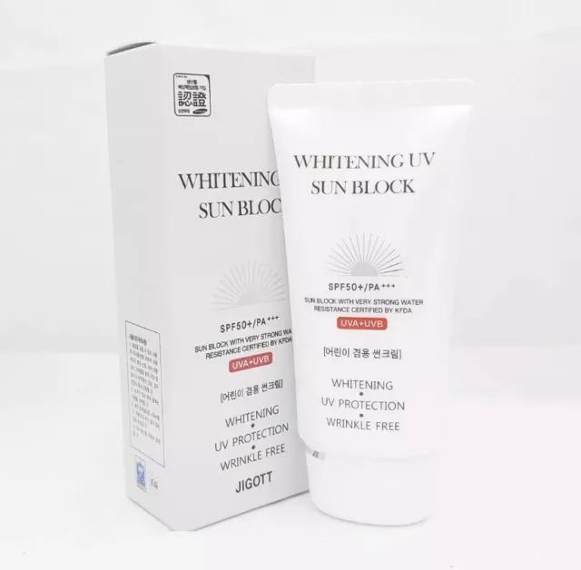 US SELLER Jigott Whitening UV Protection Sun Screen Cream SPF50+ PA+++ K-beauty