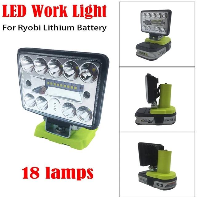 Lámpara de trabajo herramienta de moldeo por inyección 18V 30W ABS+PC a estrenar alta calidad