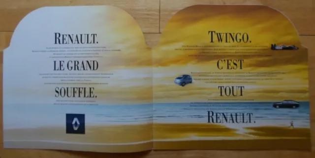 RENAULT Twingo 1 1992 1993 Very Large Format French Market Launch Sales brochure 3