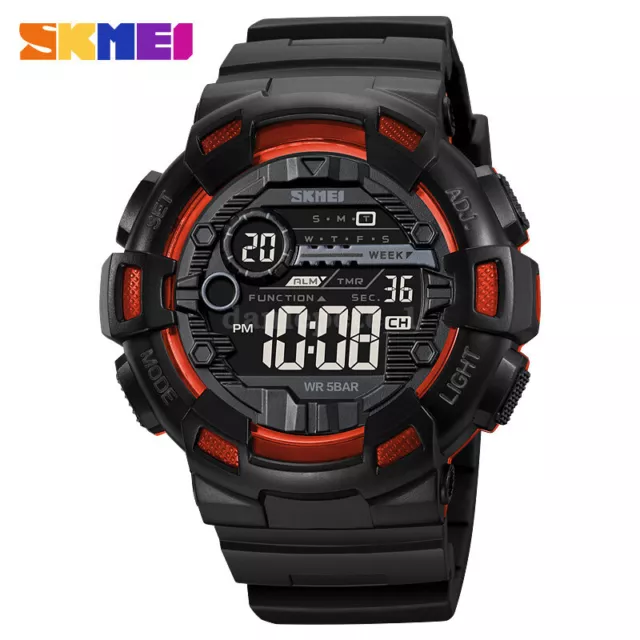 NEW HOT SKMEI Digital Watch Boy Girl Wristwatch Sport Watches Transparent Watch