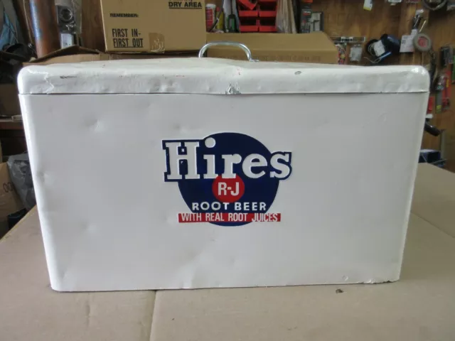 Vintage Hires Root Beer Cooler With Drain