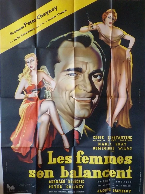 LES FEMMES S'EN BALANCENT 120x160 Eddie CONSTANTINE