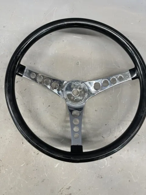 14" Vintage Superior "The 500" 3 Spoke Hot Rod Steering Wheel