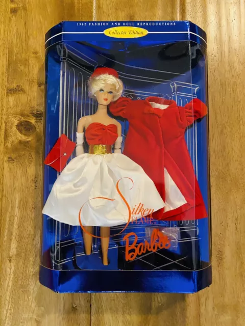 Silken Flame Blonde Barbie Doll 1997 NRFB Collector Edition 1962 Reproduction