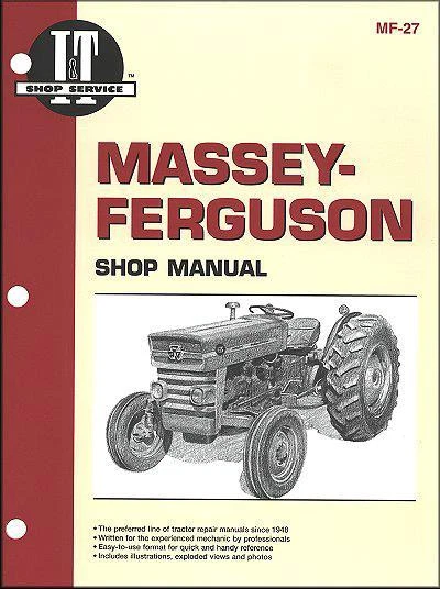 Massey Ferguson Farm Tractor Repair Manual: MF135, MF150 MF165