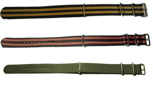 Cinturino tipo NATO in Perlon per orologio da polso militare Nato Straps Nylon