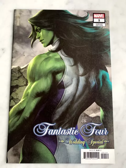 Fantastic Four: Wedding Special #1 Awesome Artgerm She-Hulk Variant NM! (2018)